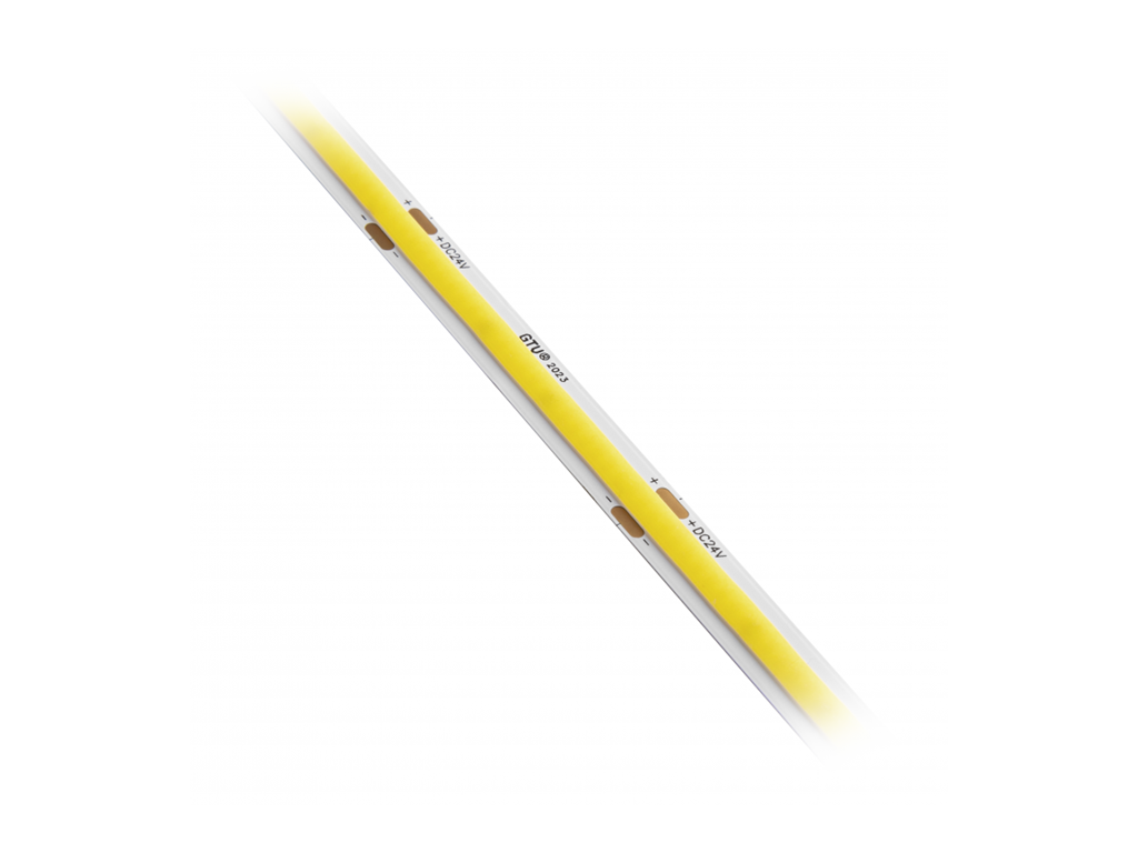 Strip Led Adesivo 5mt 24v Ip20 Luce Continua Reel Cob Dual Light 10w mt 120°800lm/mt 4000k | GTV - immagine 6